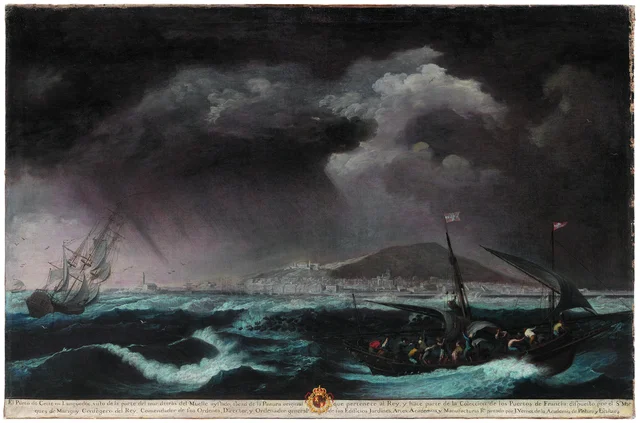 Vista do porto de Sète, Juan Patricio Morlete Ruiz