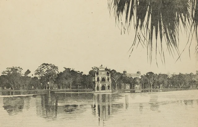Hanói, pequeña pagoda del Pequeño Lago