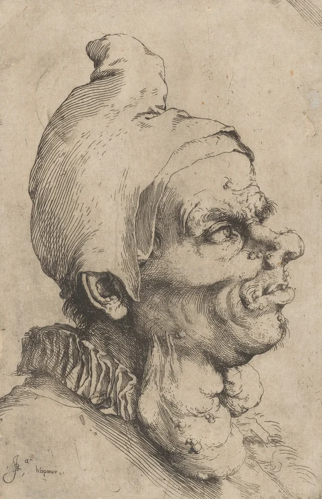 Grande tête grotesque