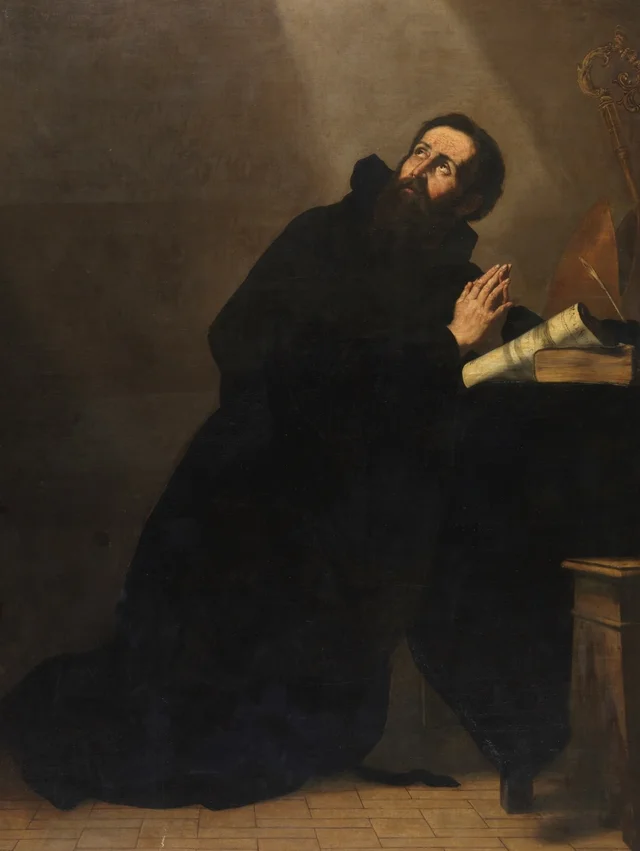 Saint Augustin en prière