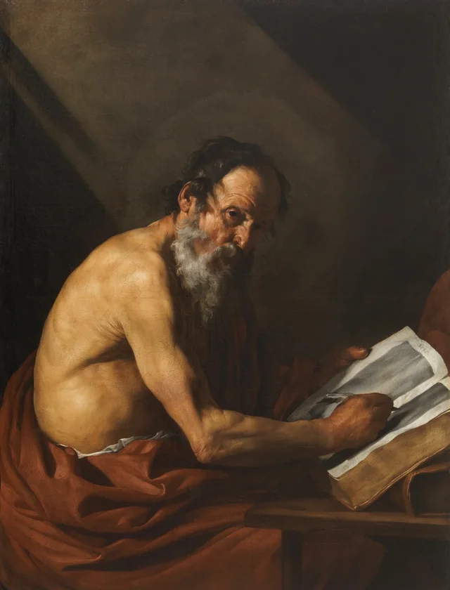 Saint Jérôme écrivant