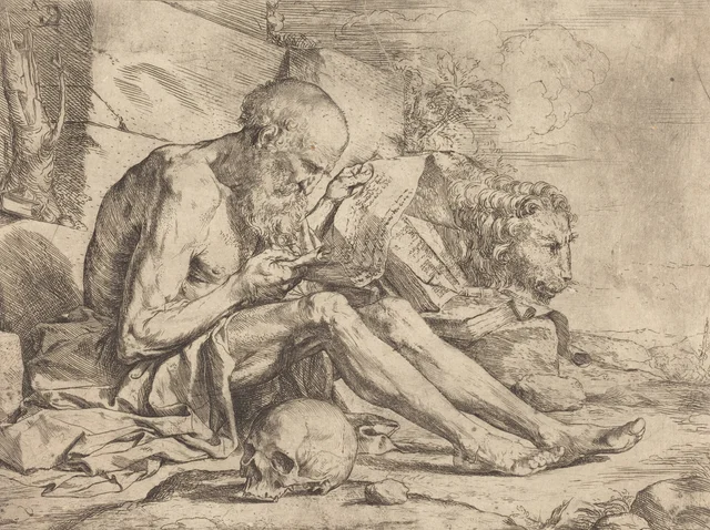 San Jerónimo leyendo, Jusepe de Ribera