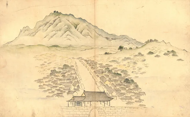 松都紀行帖 第4図