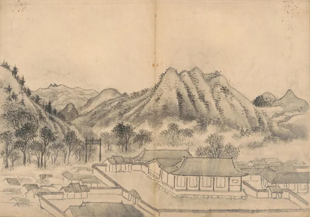 Album of the grand tour of Mount Pungak, image 10, Kang Se-hwang