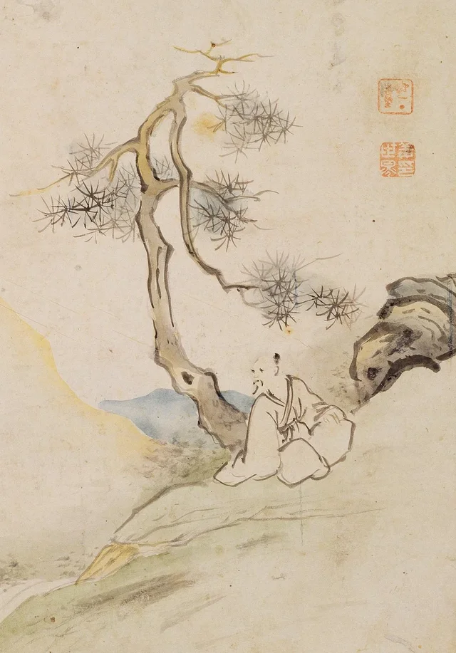 Eight-panel screen, image 10b, Kang Se-hwang