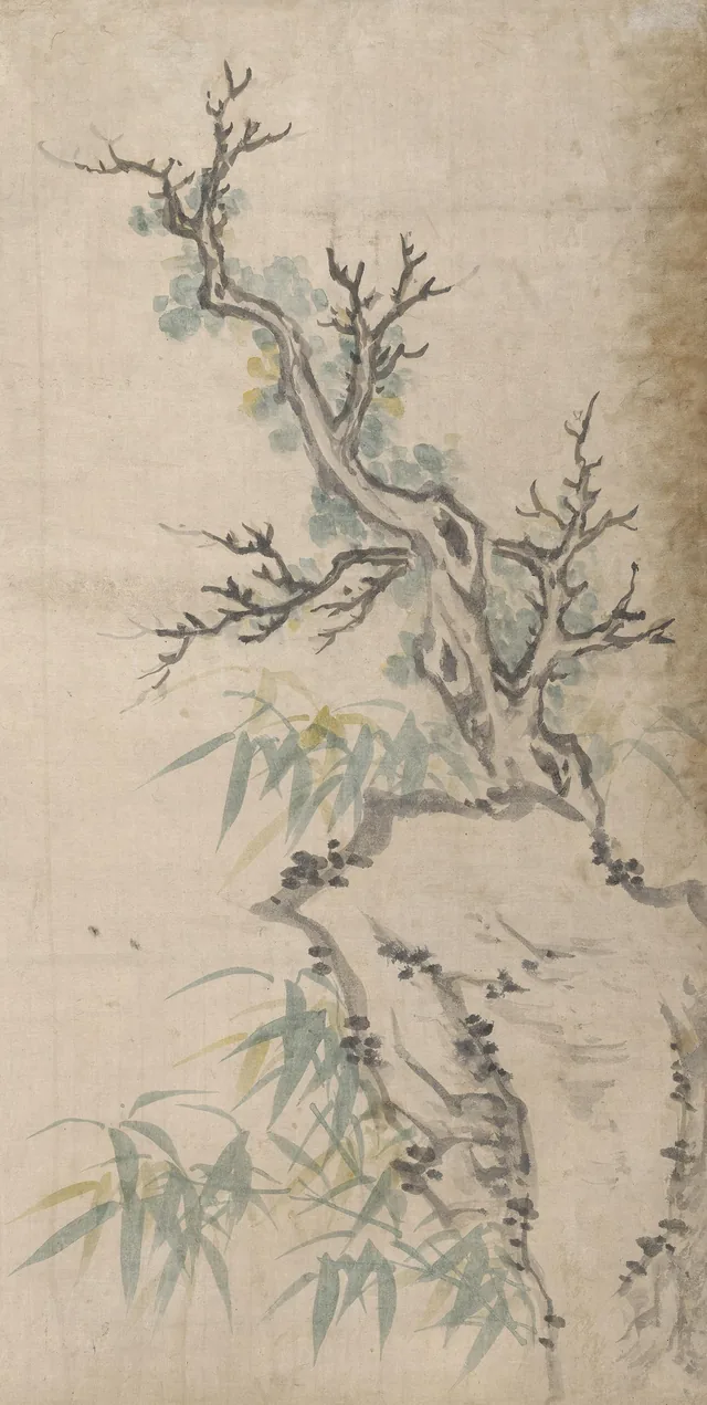 Pin, bambou et pivoine, image 6