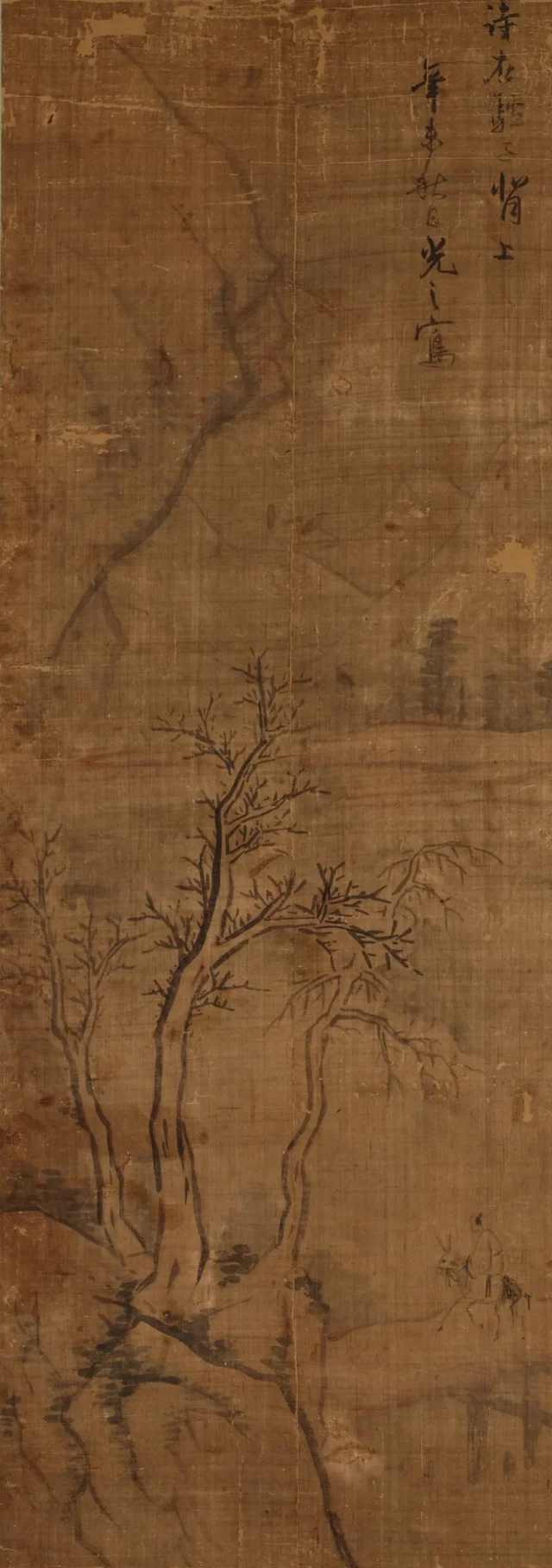 A man seeking poetic inspiration on a donkey, Kang Se-hwang
