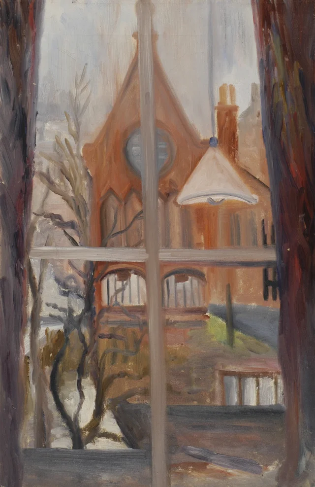 Capela de Amesterdão (vista da janela, N. Spiegelstr. 64)