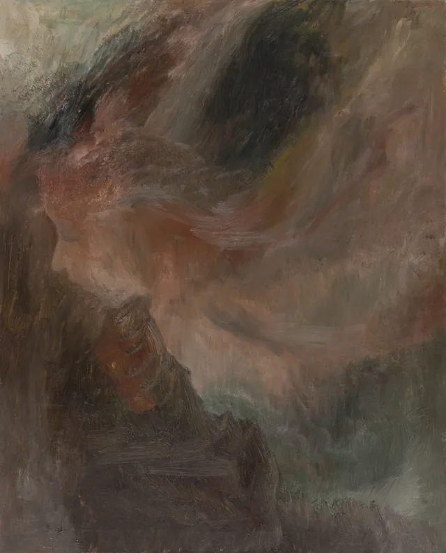 Cosmic event, several beings (including an angel), Karel Albert Schmidt