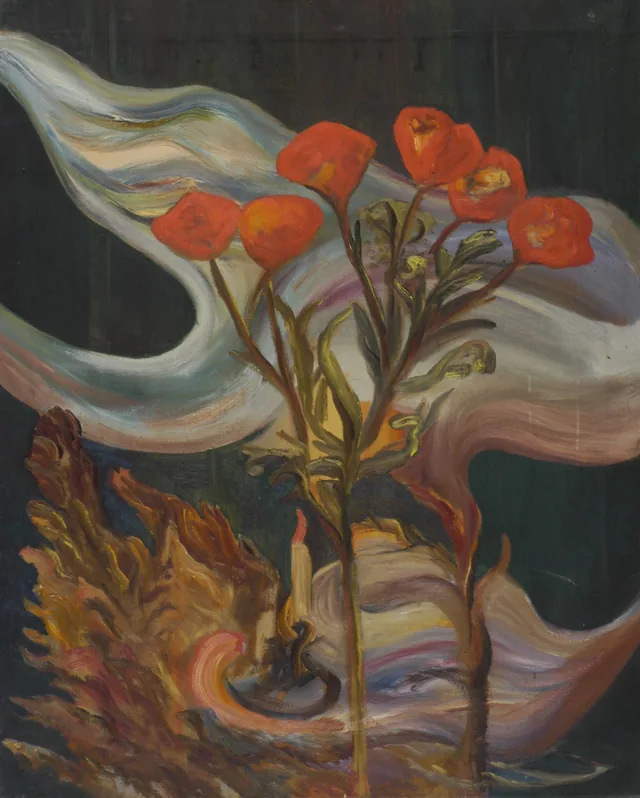 Still life with candle, Karel Albert Schmidt