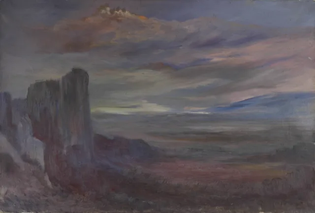Landscape with a rock, Karel Albert Schmidt