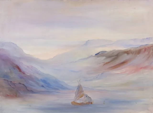 Little boat (Celebes?), Karel Albert Schmidt