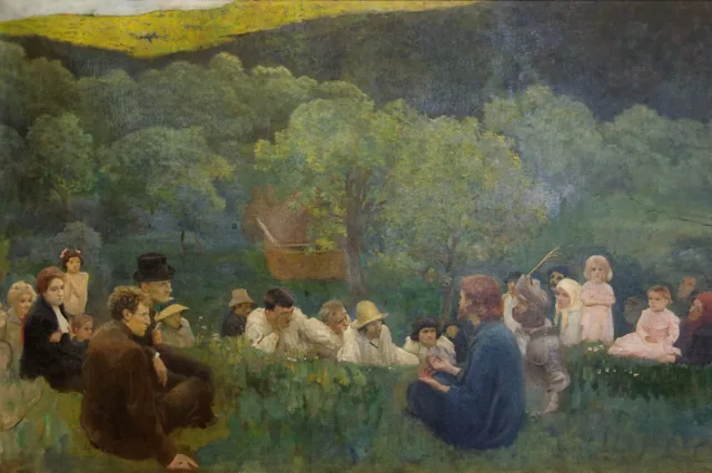 O Sermão da montanha I, Károly Ferenczy