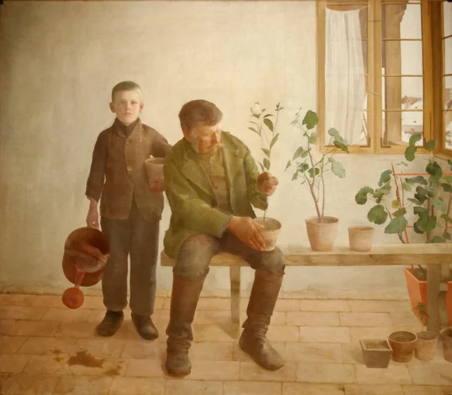 Os Jardineiros, Károly Ferenczy