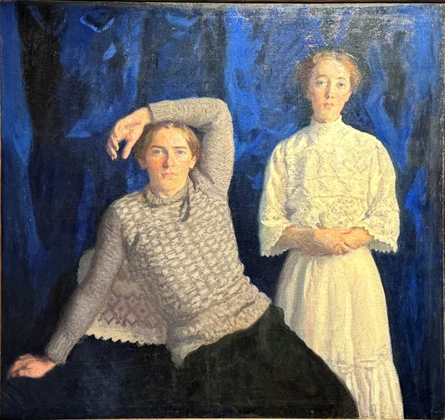 Retrato duplo (Noémi e Béni), Károly Ferenczy