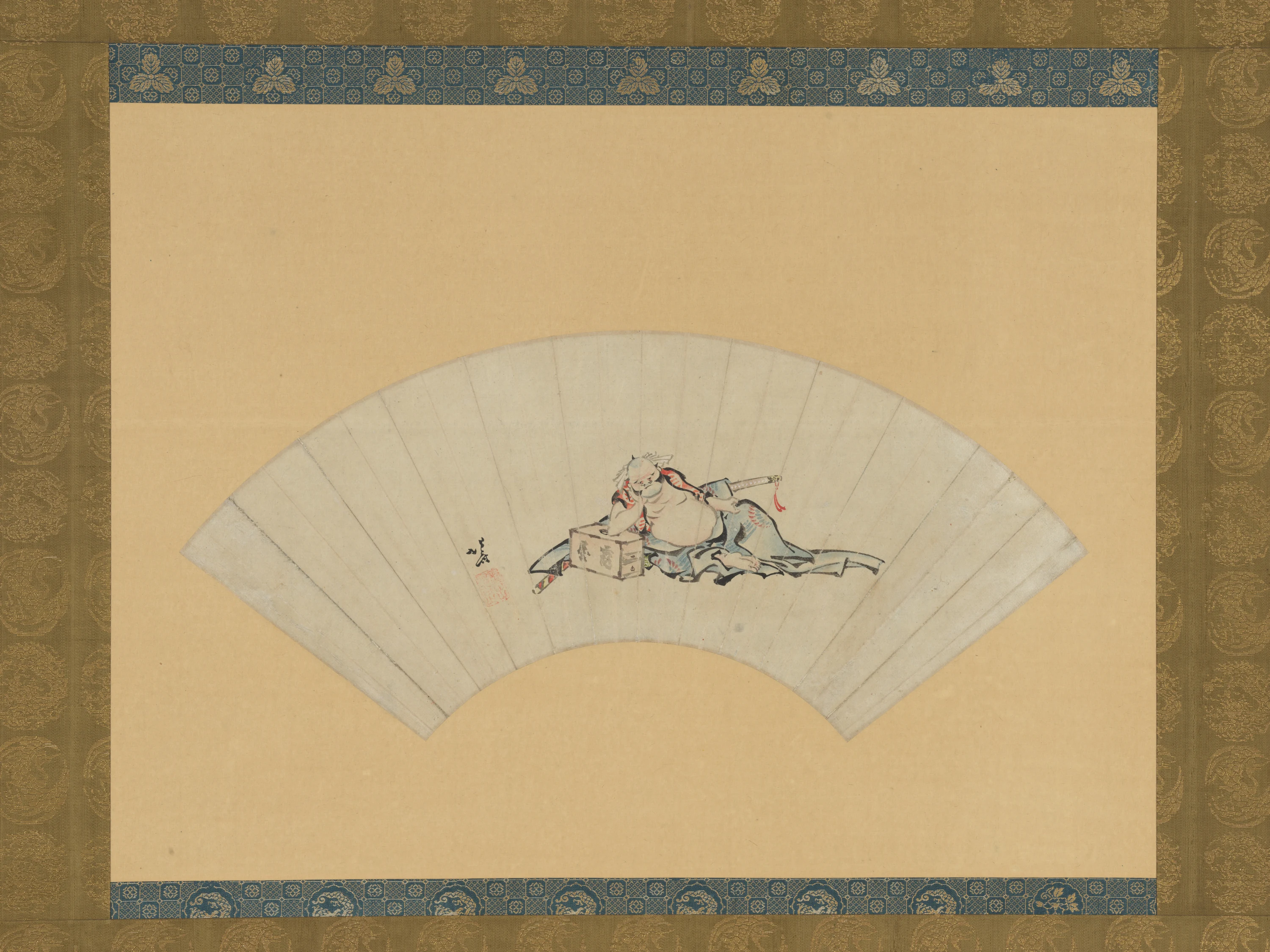 Drunken Asaina, Katsushika Hokusai