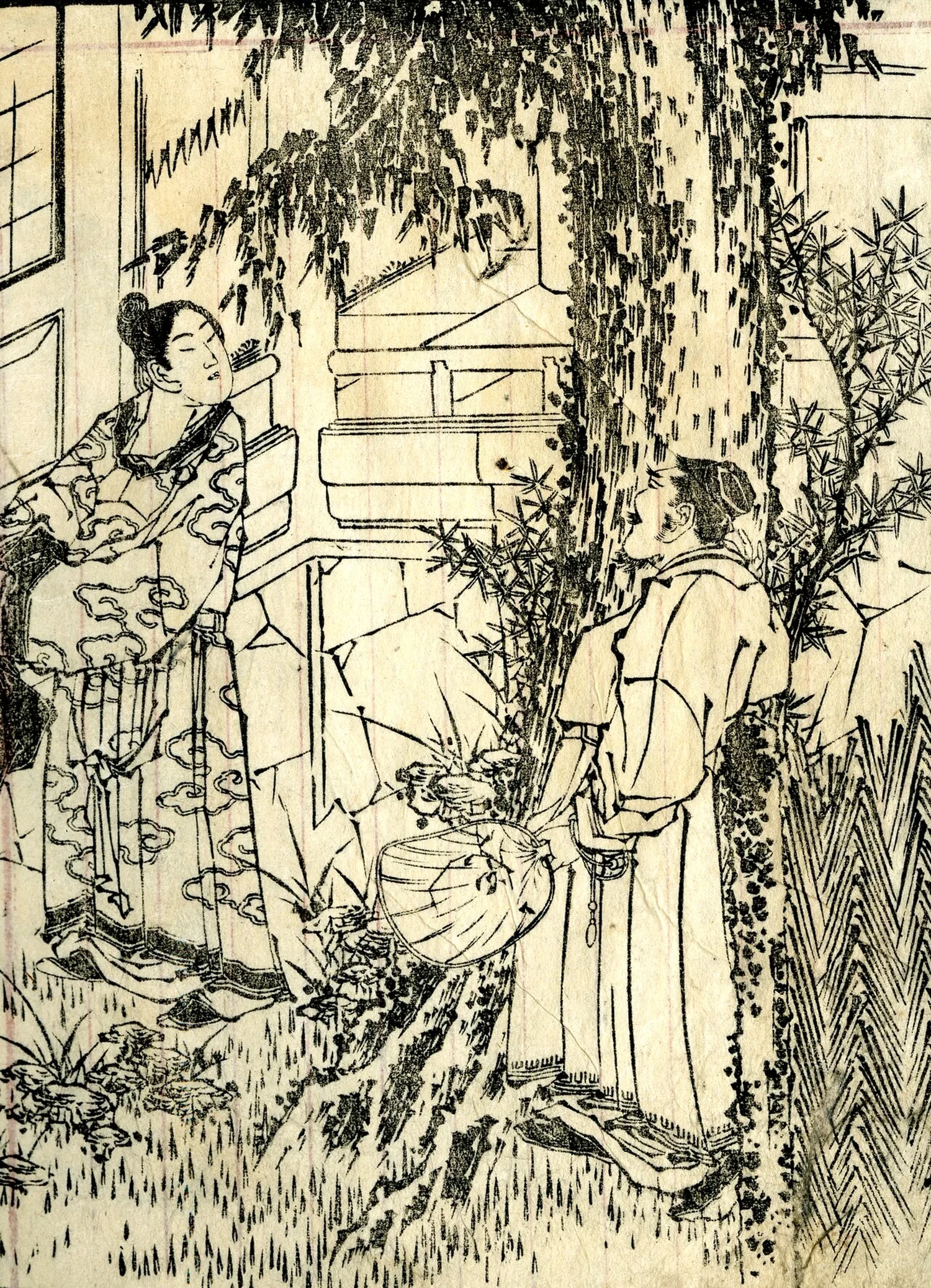 Nijushi-Ko Zue (Pictorial Accounts of the Four Examples of Filial Piety), Katsushika Hokusai