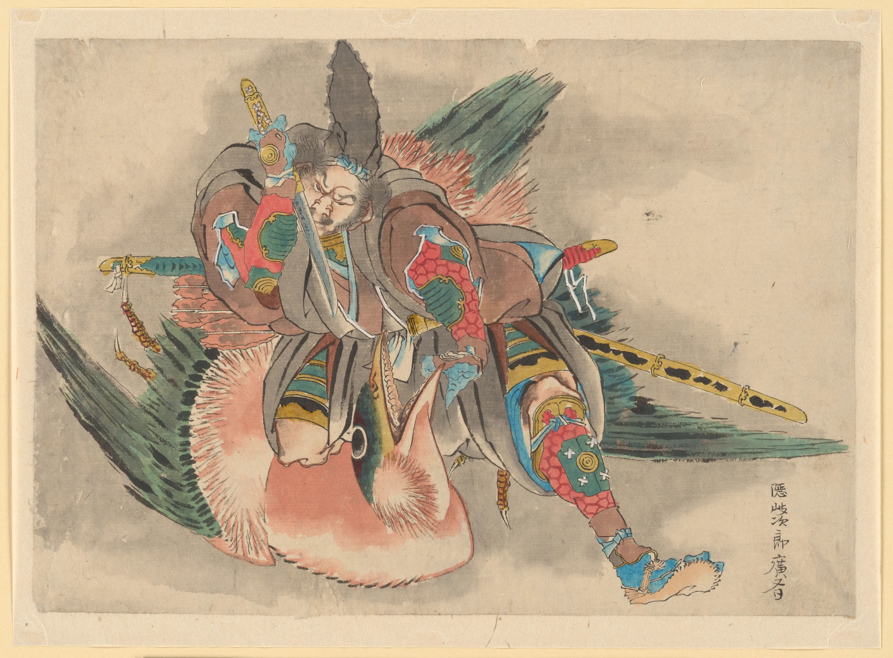 Okijiro Hironari, Katsushika Hokusai