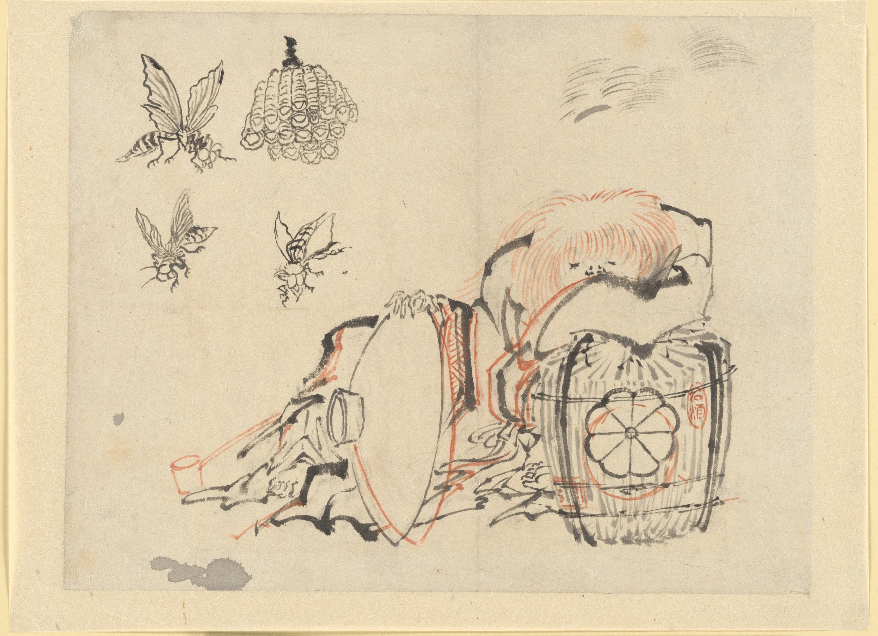 Shōjō, Katsushika Hokusai