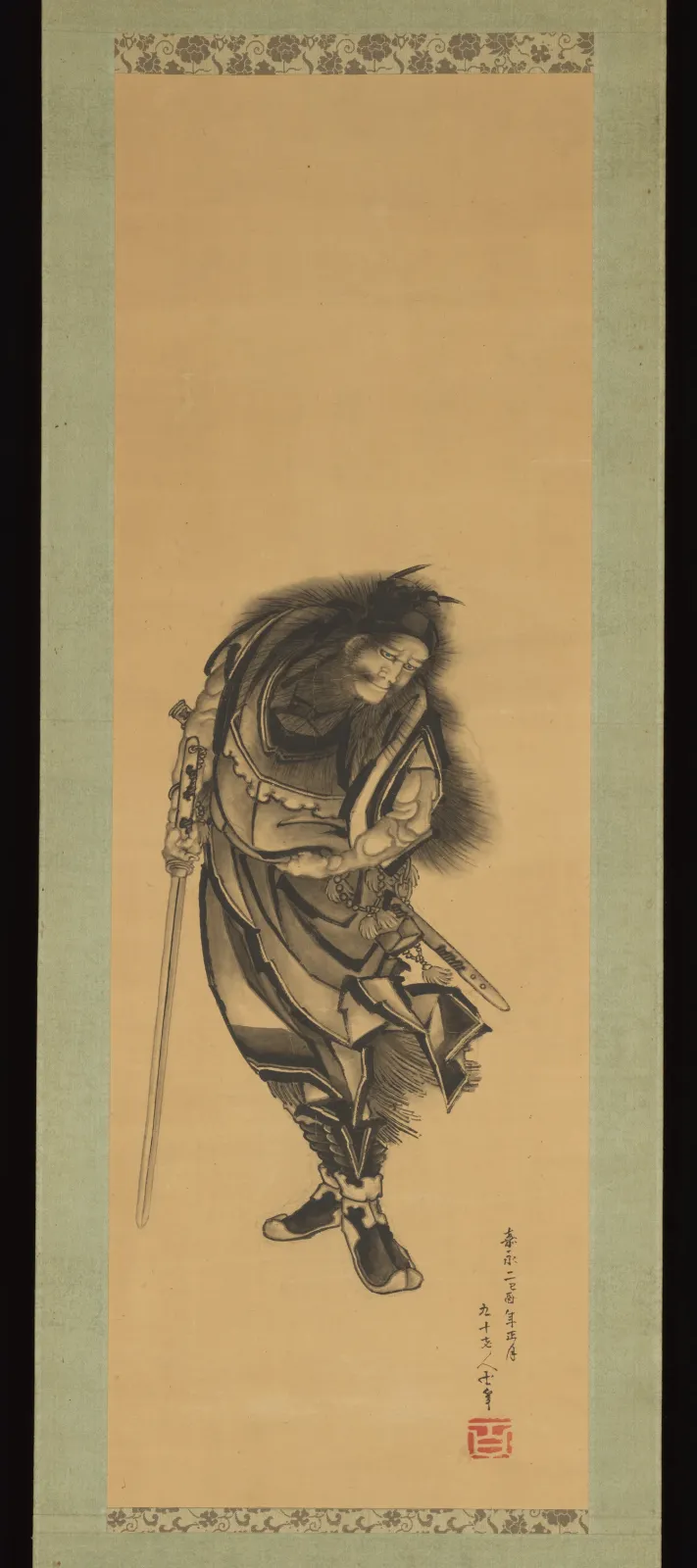Black Shōki, the Demon Queller, Katsushika Hokusai