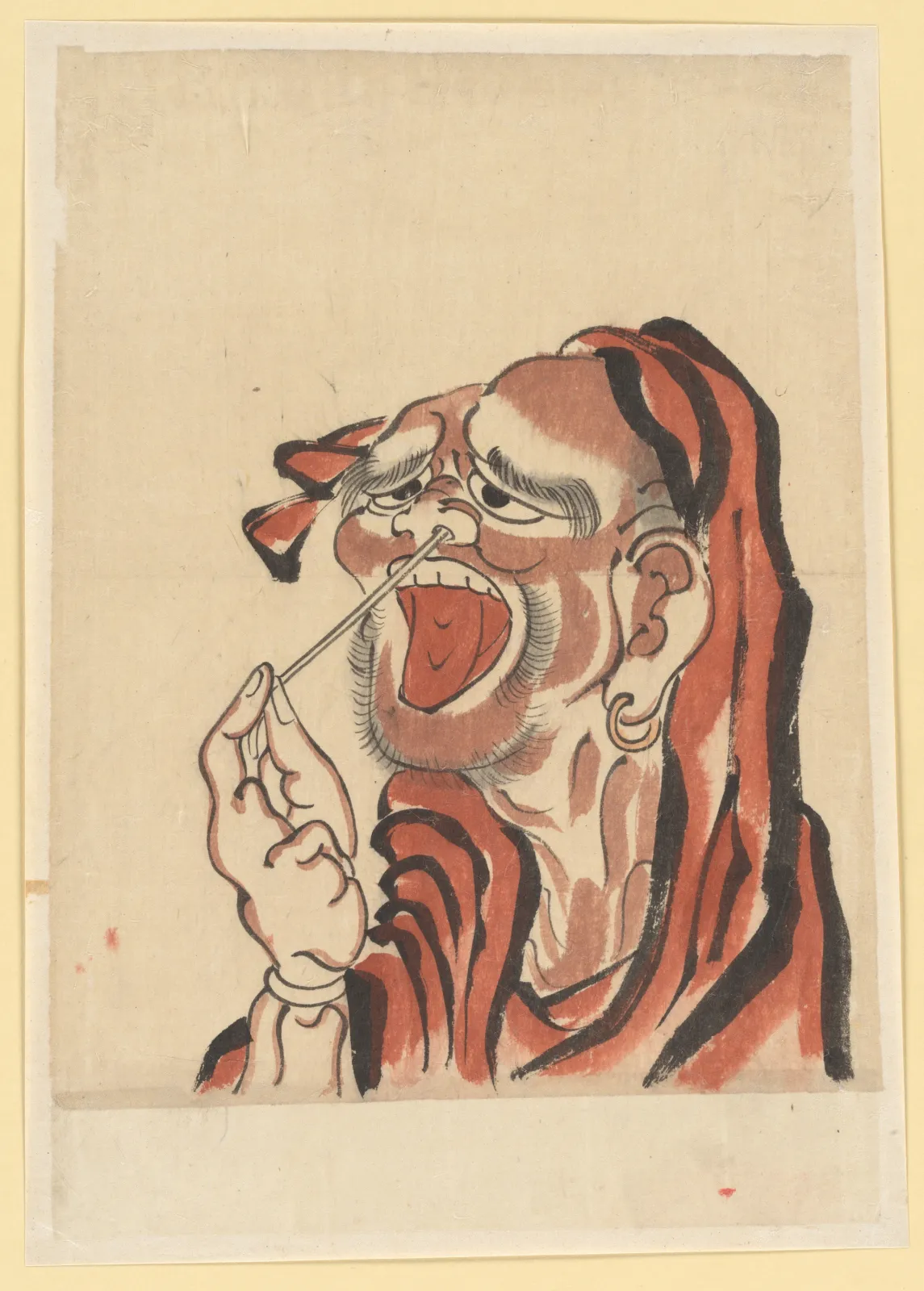 Daruma (Buddhist Saint), Katsushika Hokusai