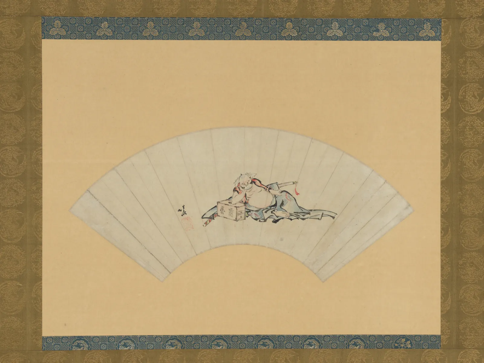 Asaina ivre, Katsushika Hokusai