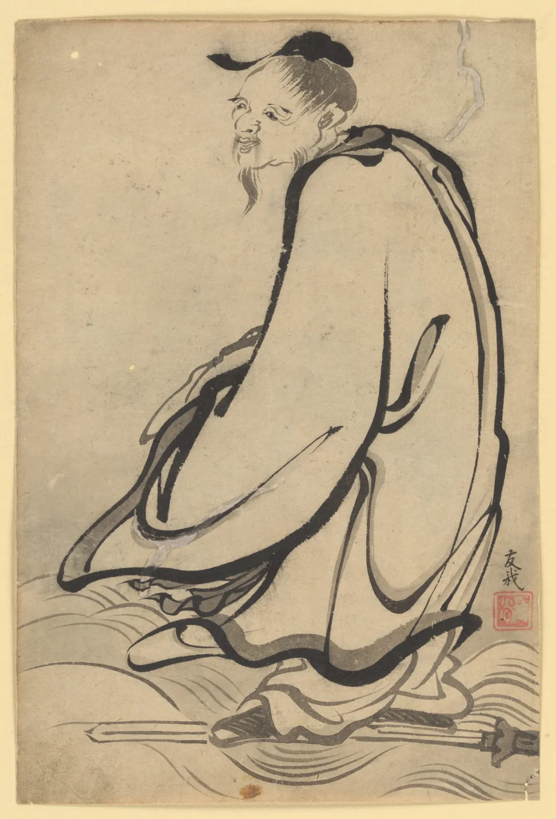 Sage, Katsushika Hokusai