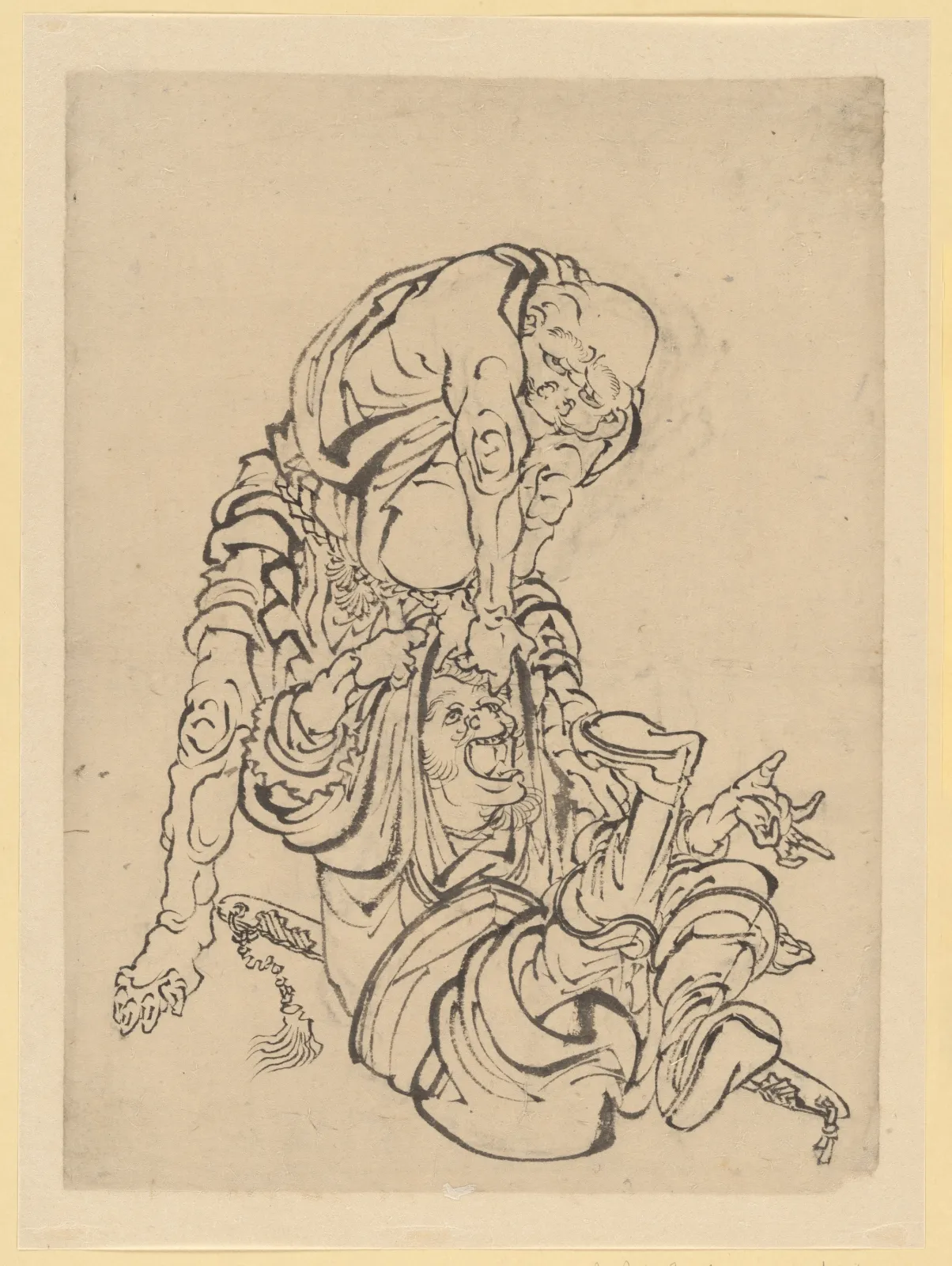 Scene from the Suikoden, Katsushika Hokusai