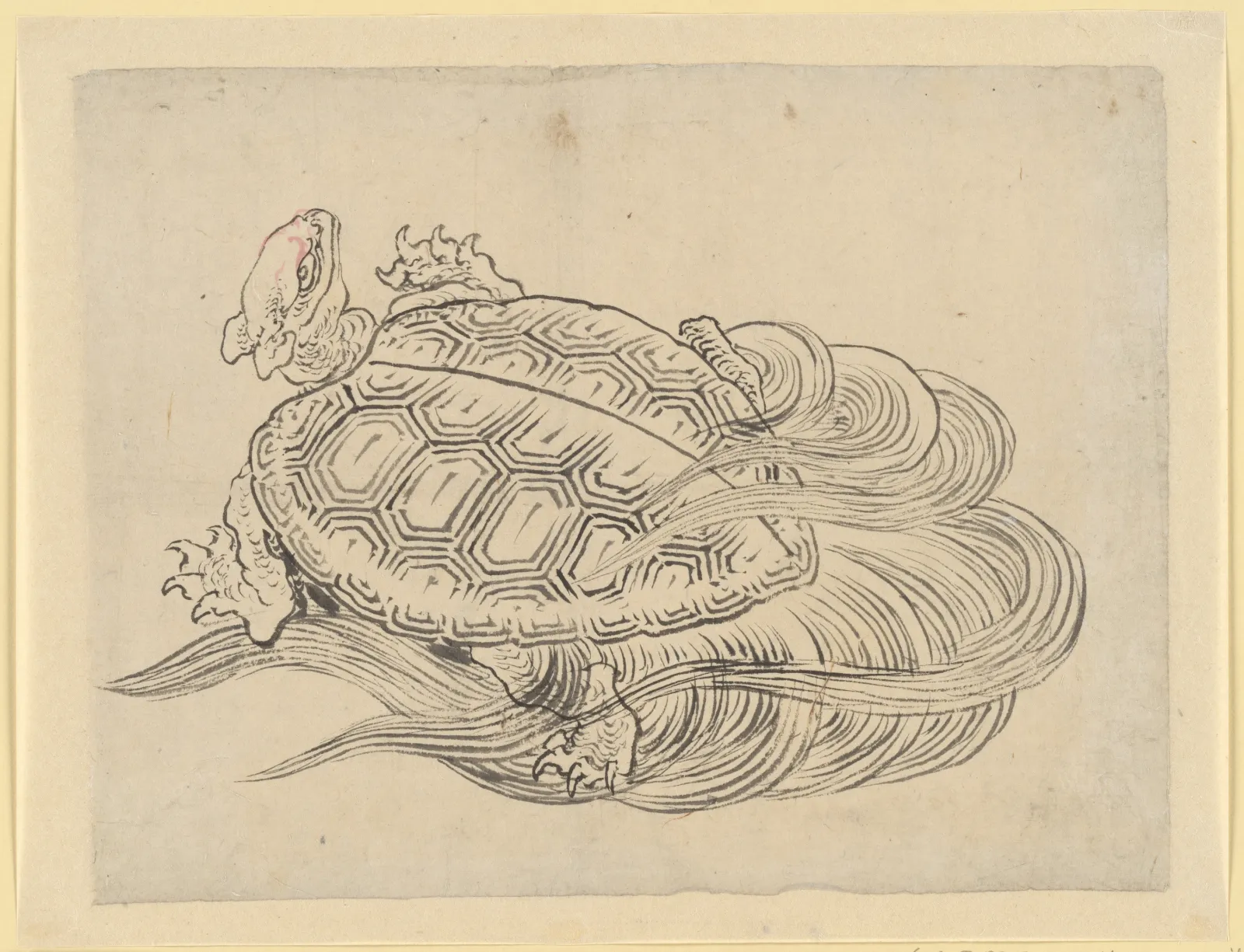 Sea Turtle (Emblem of Longevity), Katsushika Hokusai