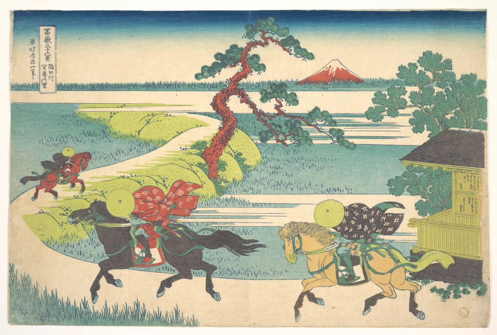 Sekiya Village on the Sumida River, Katsushika Hokusai