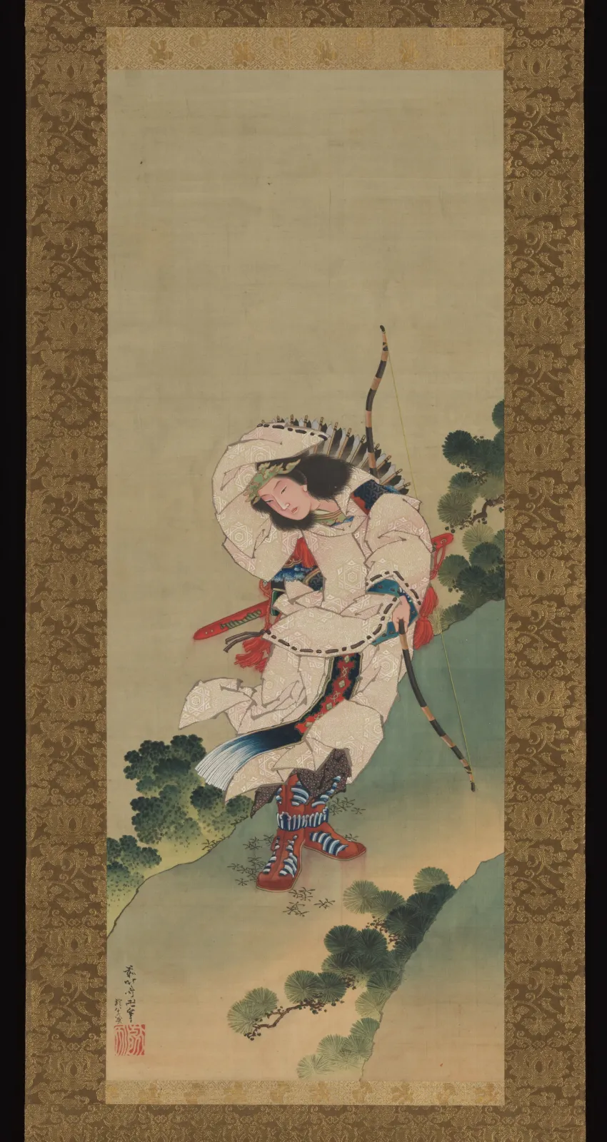 The Legendary Empress Jingū, Katsushika Hokusai