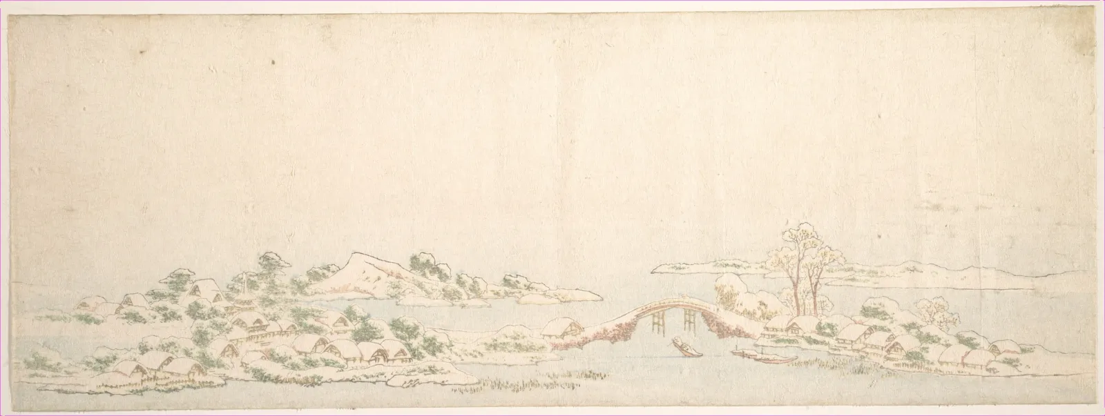Winter Landscape, Katsushika Hokusai