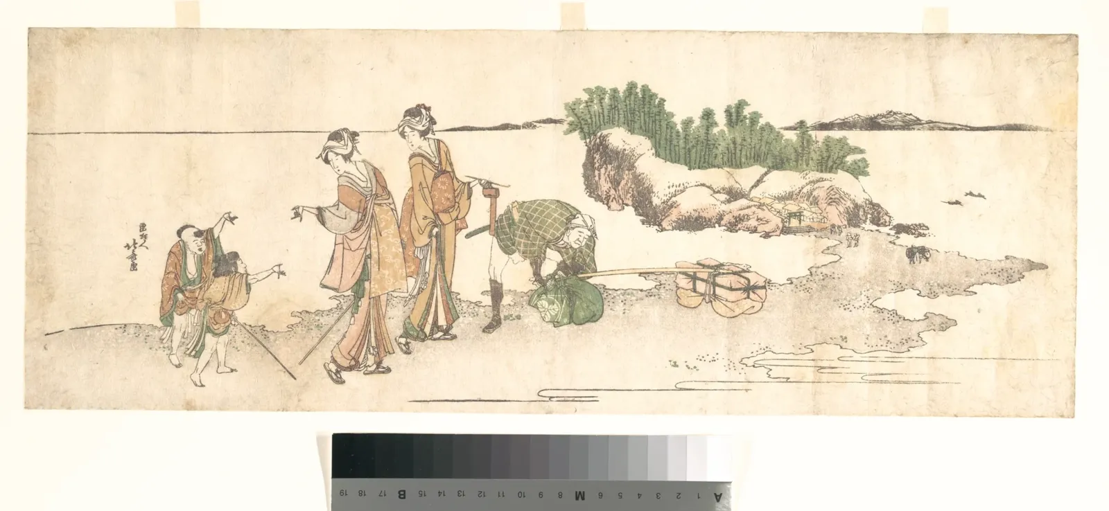 Women in a Landscape, Katsushika Hokusai