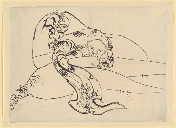 Daikoku (God of Luck) with Radish