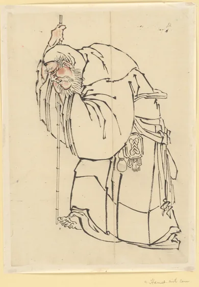 Hermit with a Staff