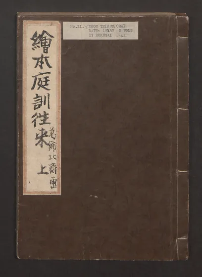 Illustrated Book of Domestic Manners (Ehon teikin ōrai) 絵本庭訓往来
