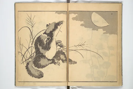 Old Manji’s Cursive Picture Album (Manji-ō sōhitsu gafu) 卍翁艸筆画譜