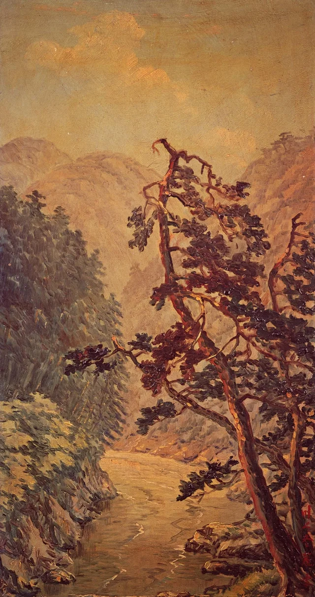 Landscape, Kawakami Tōgai