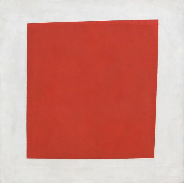 Cuadrado rojo (Realismo pictórico de una campesina en dos dimensiones), Kazimir Malévich