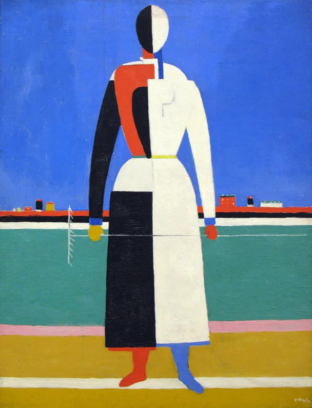 Mujer con rastrillo, Kazimir Malévich