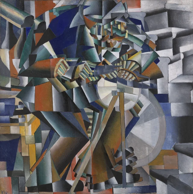 El afilador (Principio de centelleo), Kazimir Malévich