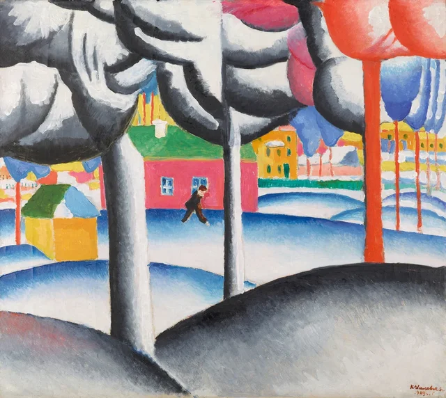 Paisaje (El invierno), Kazimir Malévich