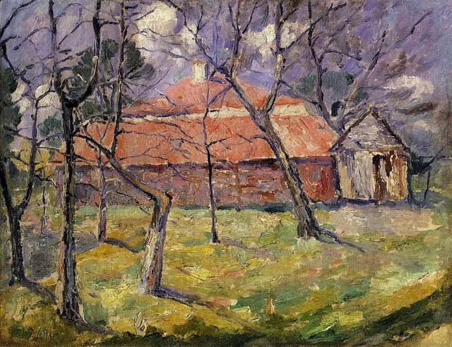Paisaje cerca de Kiev, Kazimir Malévich