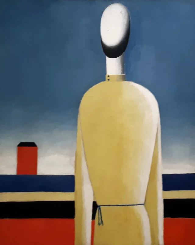 Presentimiento complejo (Torso con camisa amarilla), Kazimir Malévich