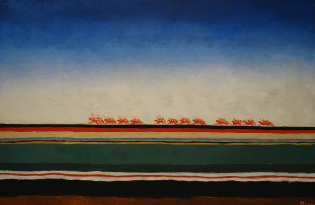 Red Cavalry Riding, Kazimir Malevitch