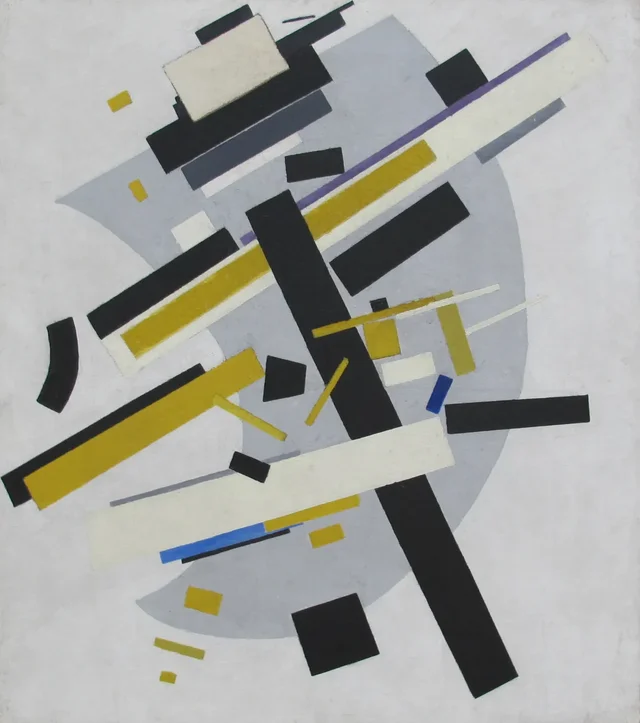 Suprematismo (Supremus n.º 58, amarillo y negro), Kazimir Malévich