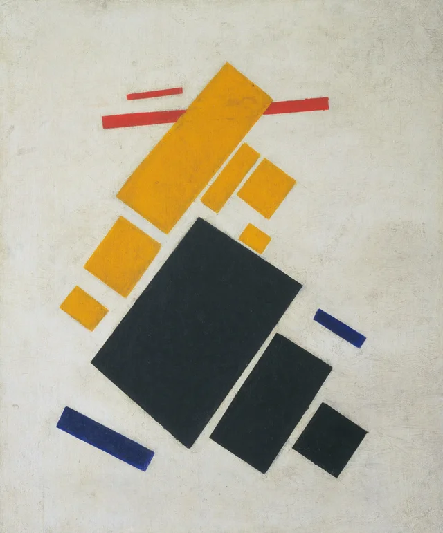 Composición suprematista: avión en vuelo, Kazimir Malévich