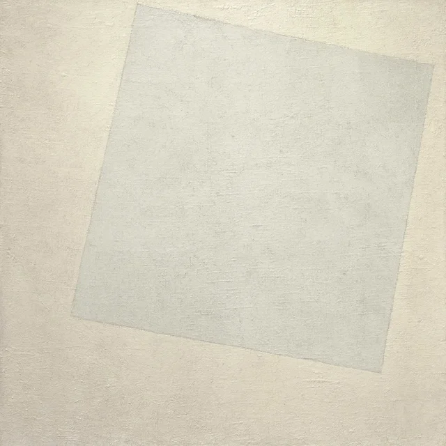 Composición suprematista: blanco sobre blanco, Kazimir Malévich