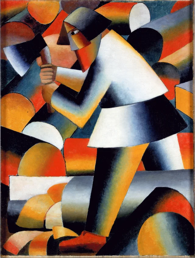 The Woodcutter (recto) / Peasant Women in Church (verso)