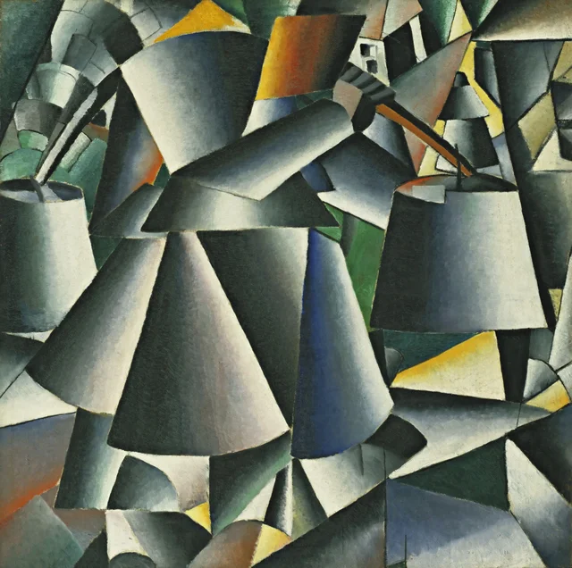 Woman with Pails: Dynamic Arrangement